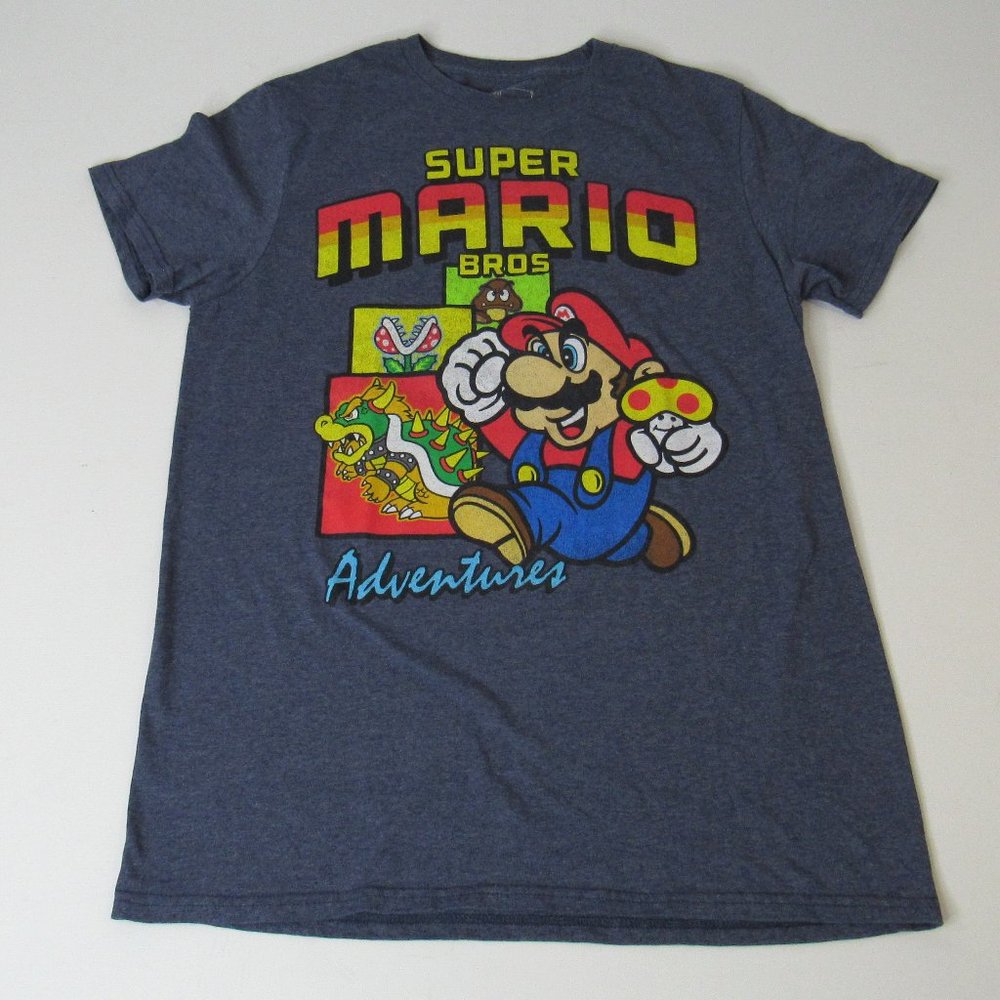 Super Mario Bros Adventures Classic Nintendo Graphic T-Shirt